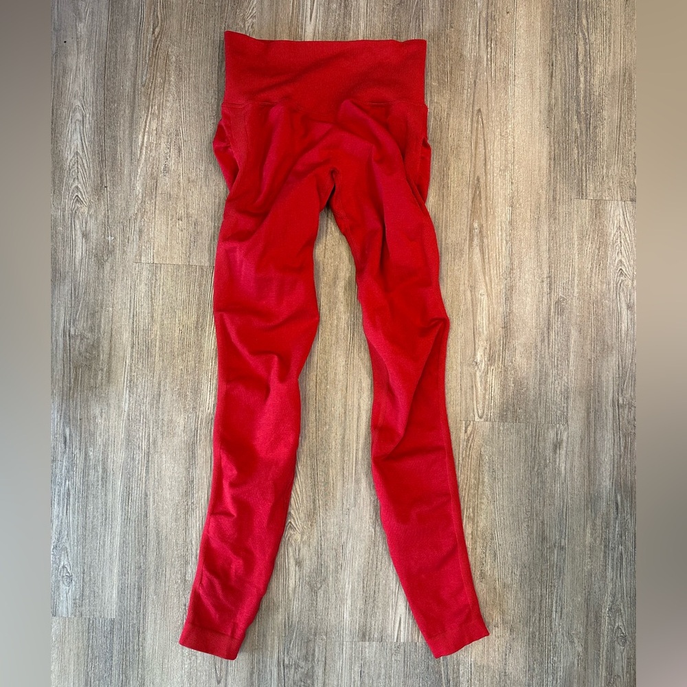 Buffbunny Miracle Seamless Leggings Lipstick Red - Small